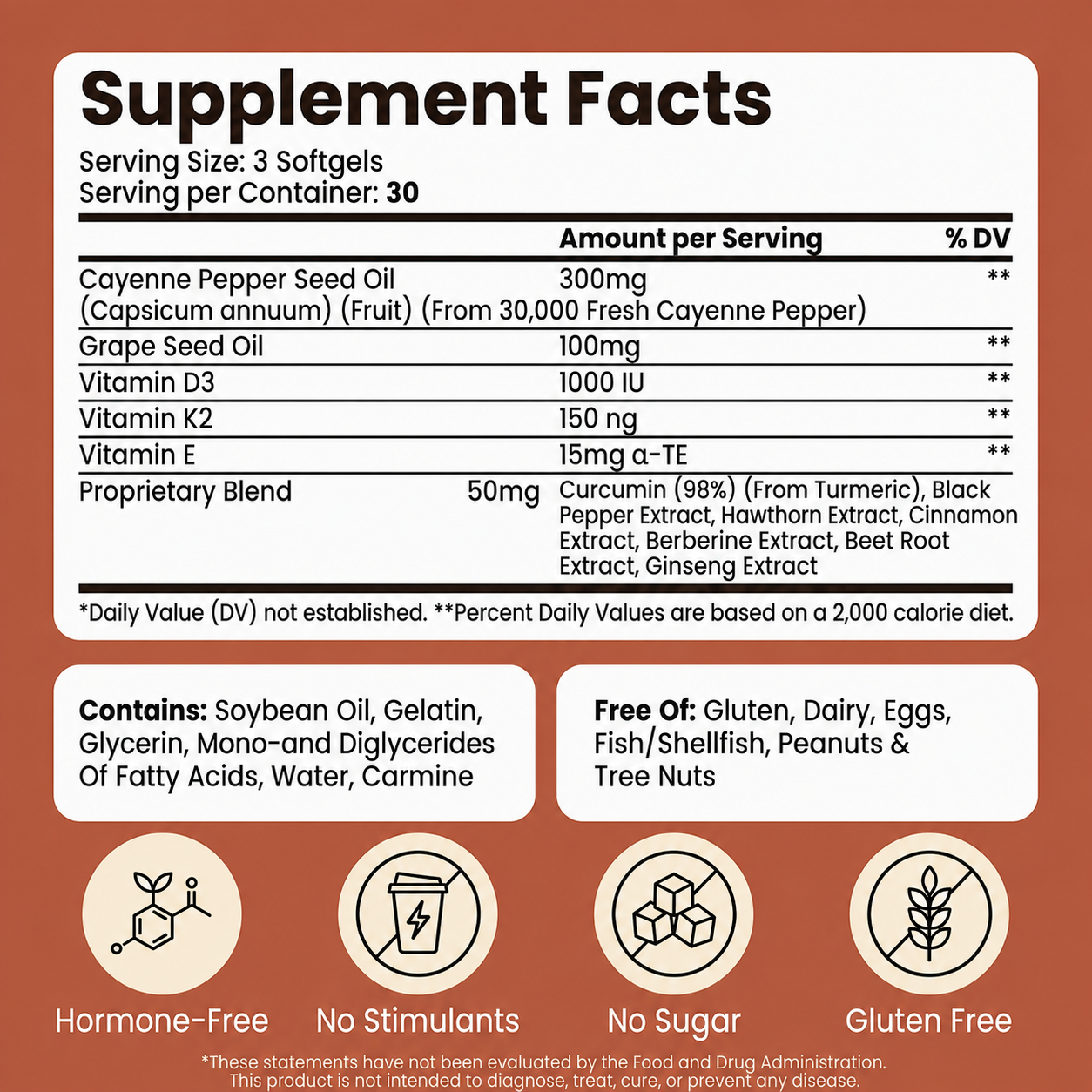 Granata Cayenne Complex natural cayenne pepper supplement for gut health